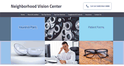 Desktop Screenshot of neighborhoodvisioncenter.com